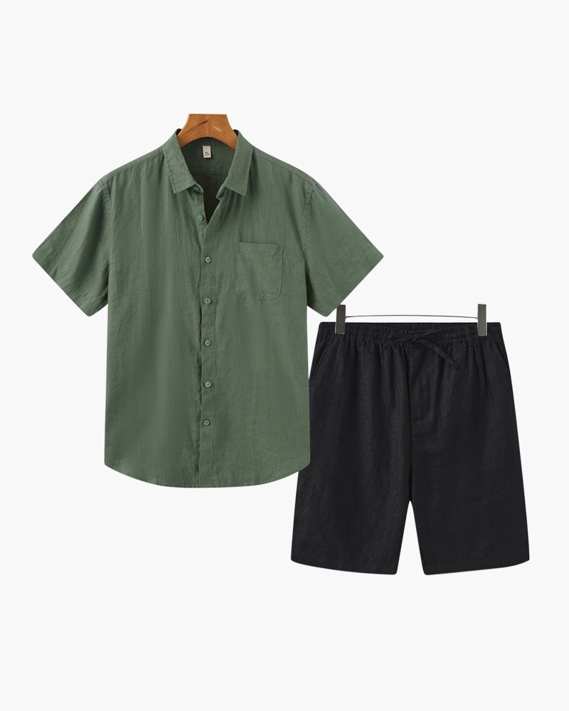 Old Money Linen Combo (Shorts) - Choose By Portugal