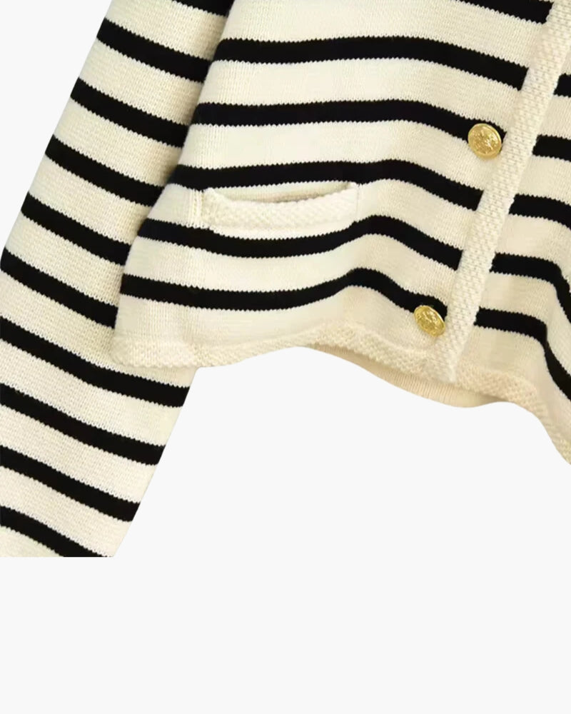 Premium Striped Wool Vest - Choose By Portugal