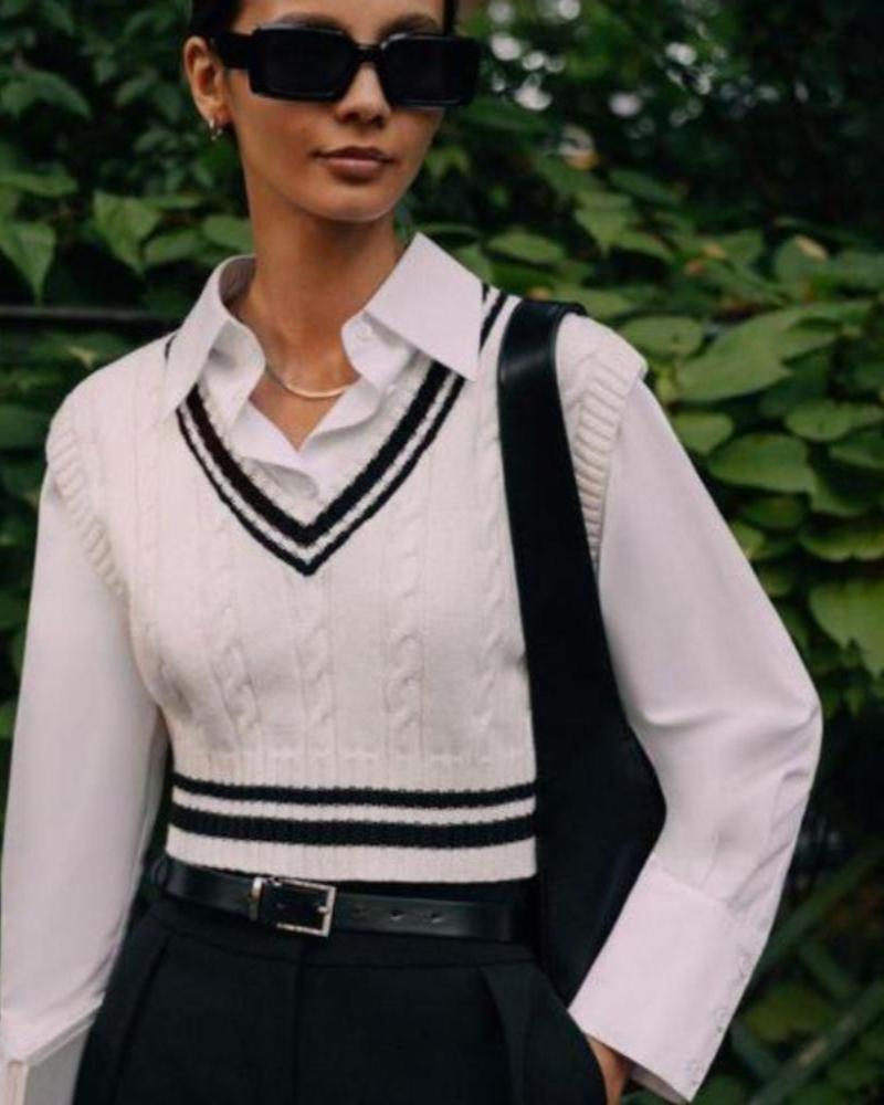 Lady's Rich Sweater Vest - Choose By Portugal