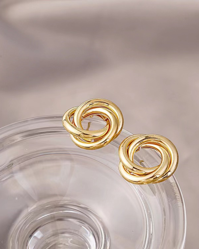 Aurelia Knot Studs - Choose By Portugal