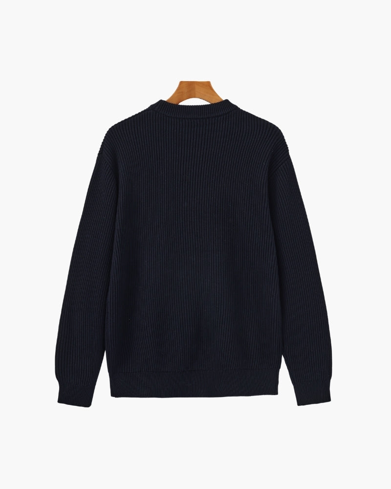 Rib Knit Crewneck - Choose By Portugal