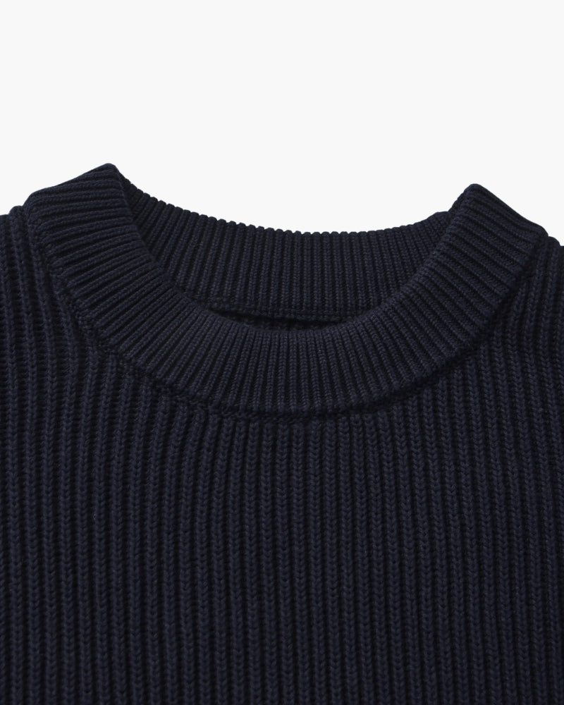 Rib Knit Crewneck - Choose By Portugal
