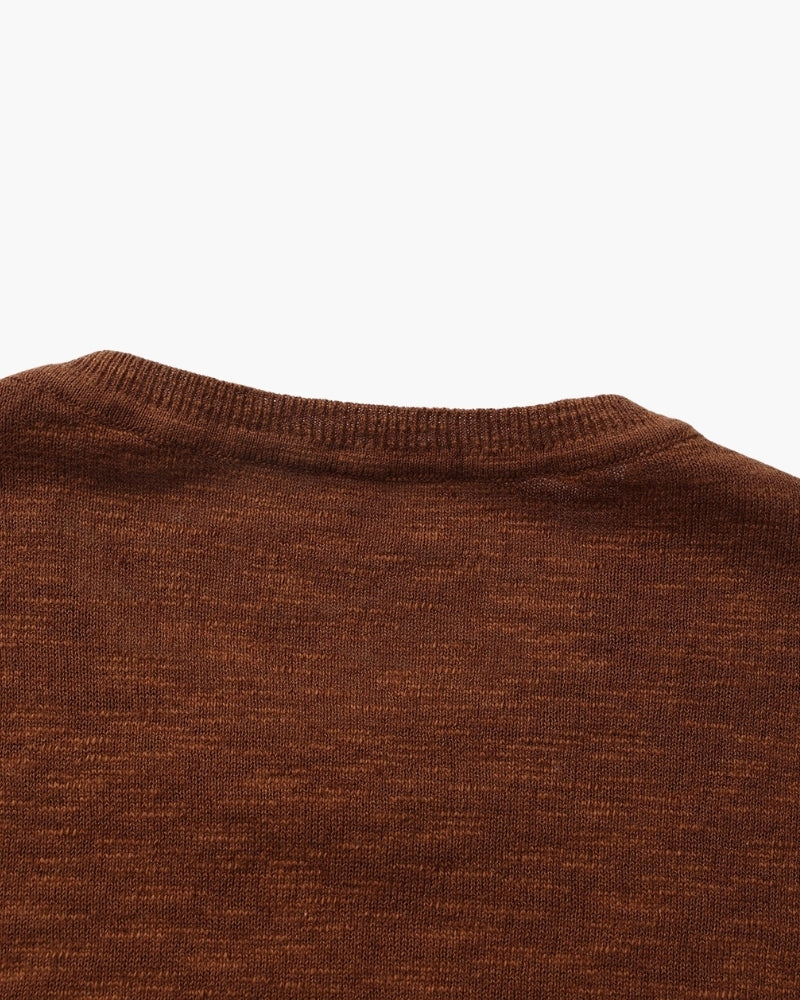 Linen Cotton Essential Crewneck - Choose By Portugal
