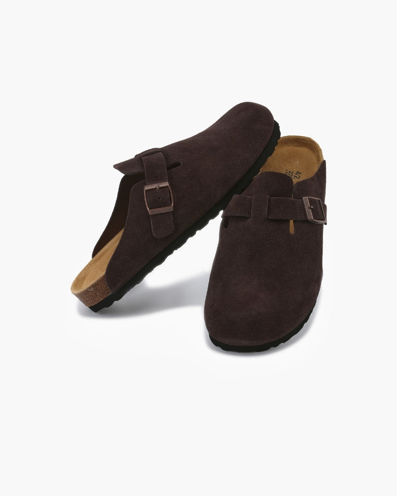 Old Money Suede Clogs - Choose By Portugal