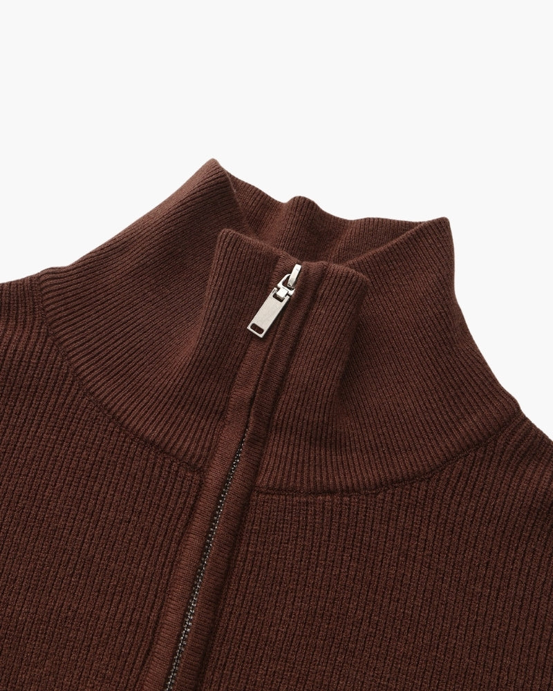 Refined Half-Zip Knit Pullover - Choose By Portugal