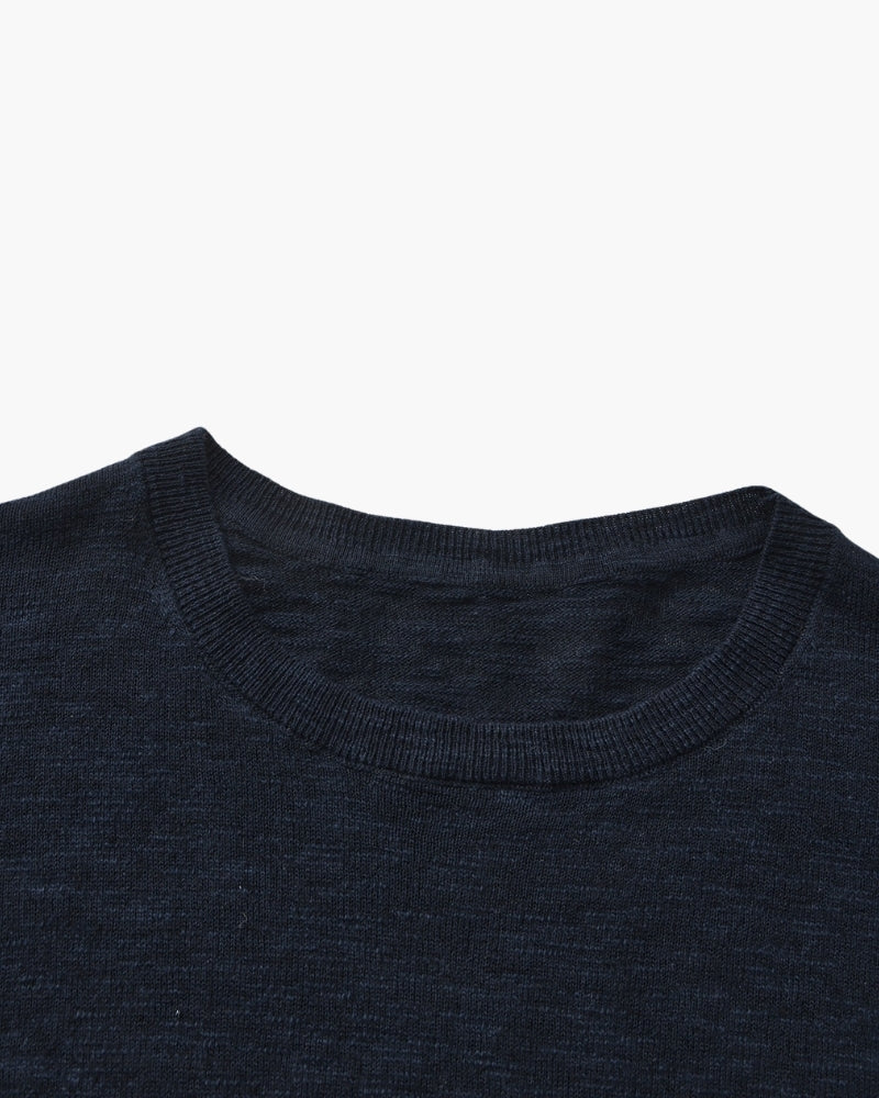Linen Cotton Essential Crewneck - Choose By Portugal