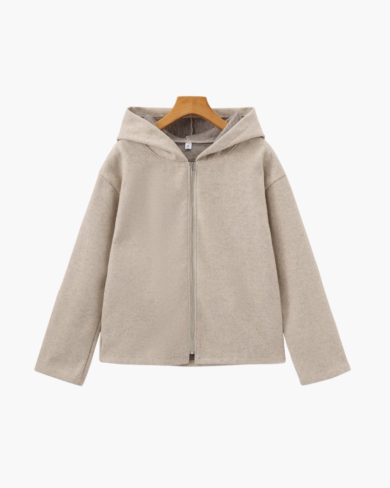 Marlow Wool Zip Coat - Choose By Portugal