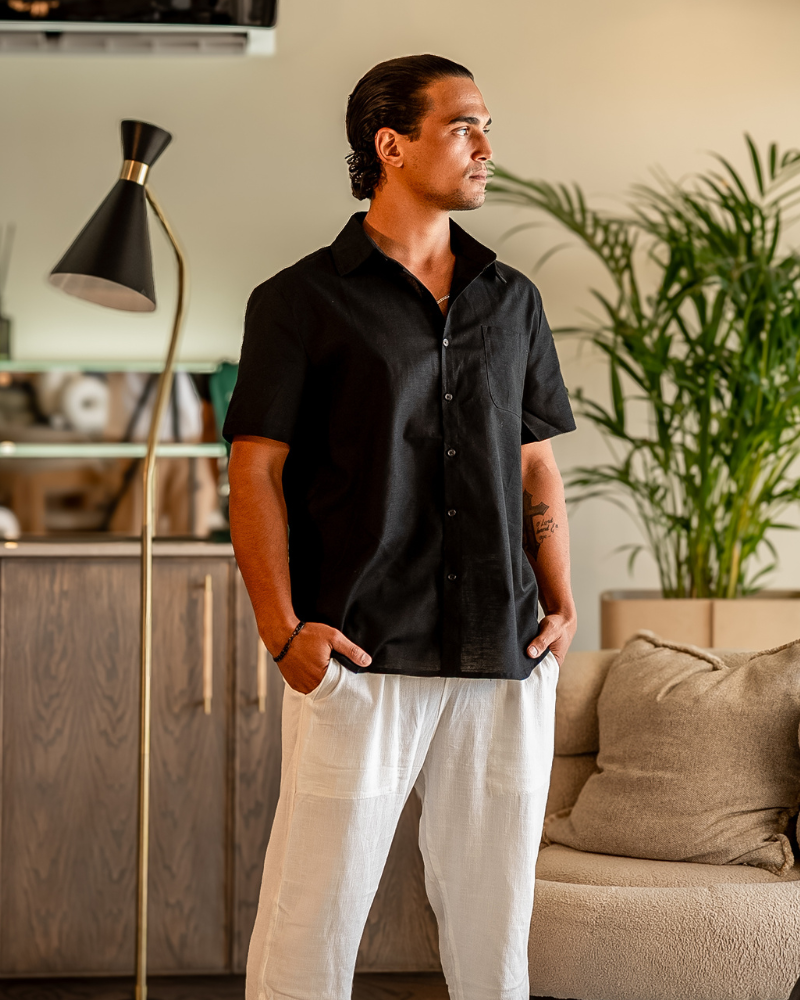 Cape Town - Linen Shirt (Shortsleeve) - Choose By Portugal