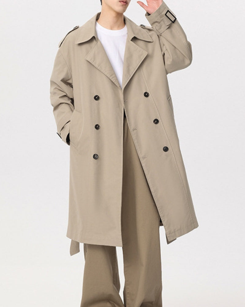 Classic Double-Breasted Trench Coat - Choose By Portugal
