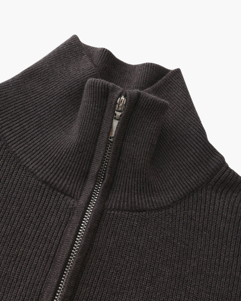 Refined Half-Zip Knit Pullover - Choose By Portugal