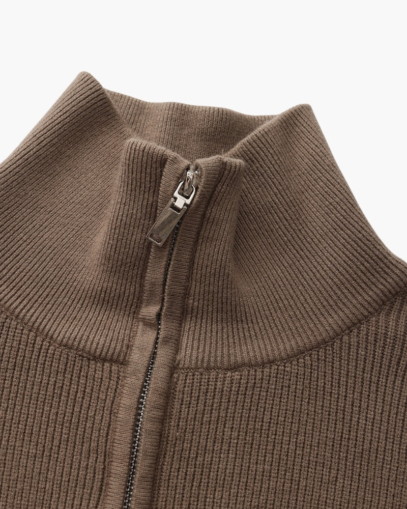 Refined Half-Zip Knit Pullover - Choose By Portugal