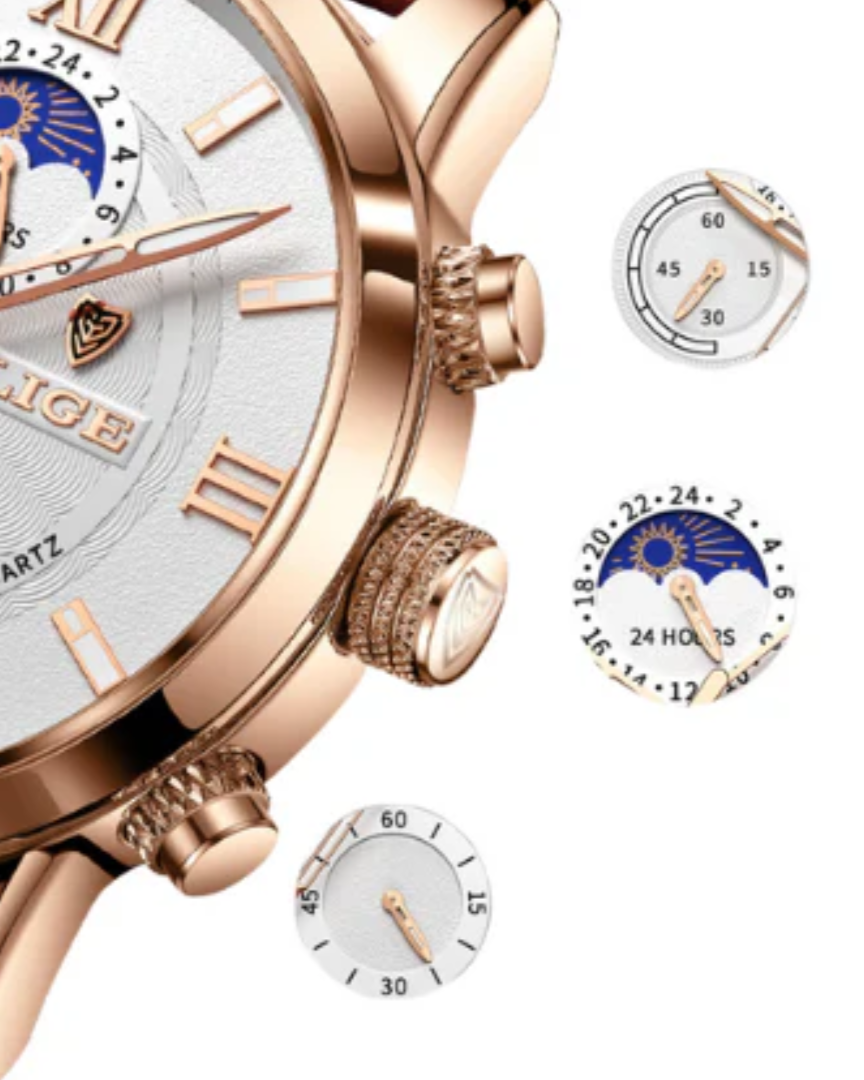 Lugano Classic Watch (Waterproof) - Choose By Portugal