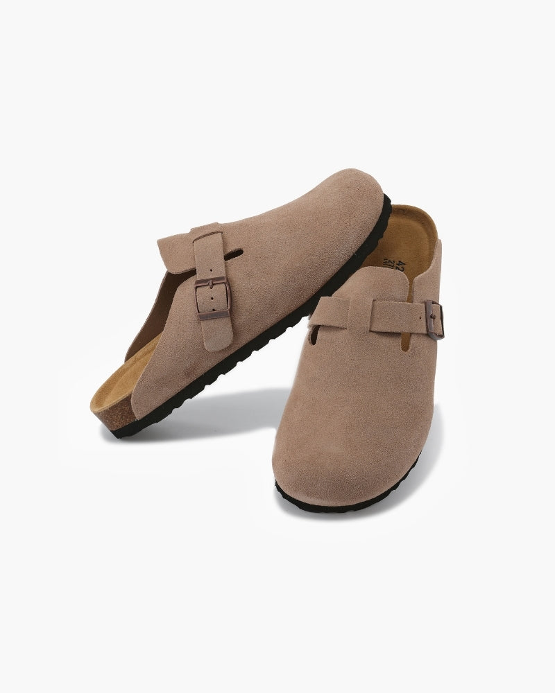 Old Money Suede Clogs - Choose By Portugal