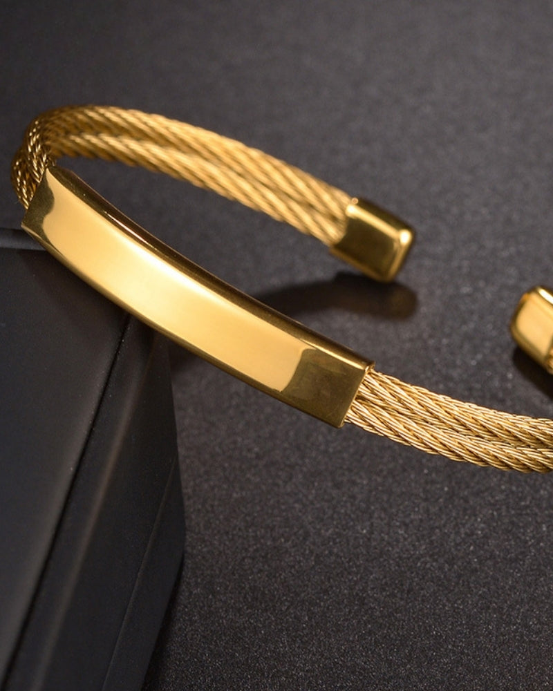 Torque Cable Cuff - Choose By Portugal