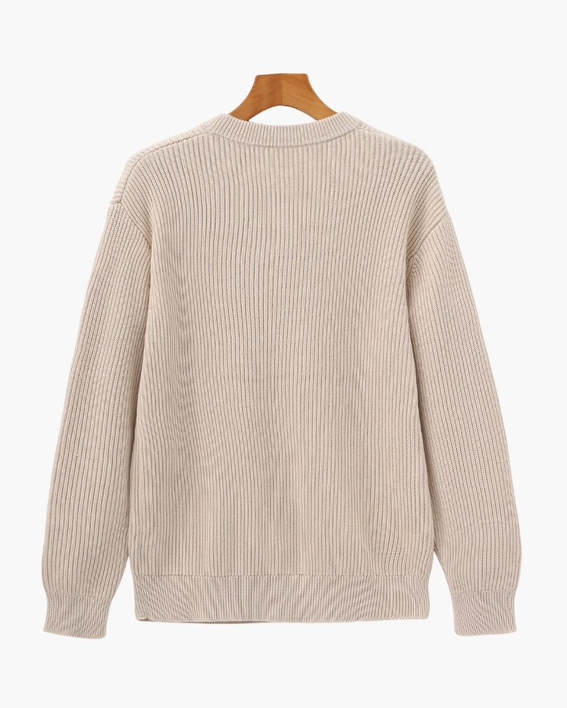 Rib Knit Crewneck - Choose By Portugal