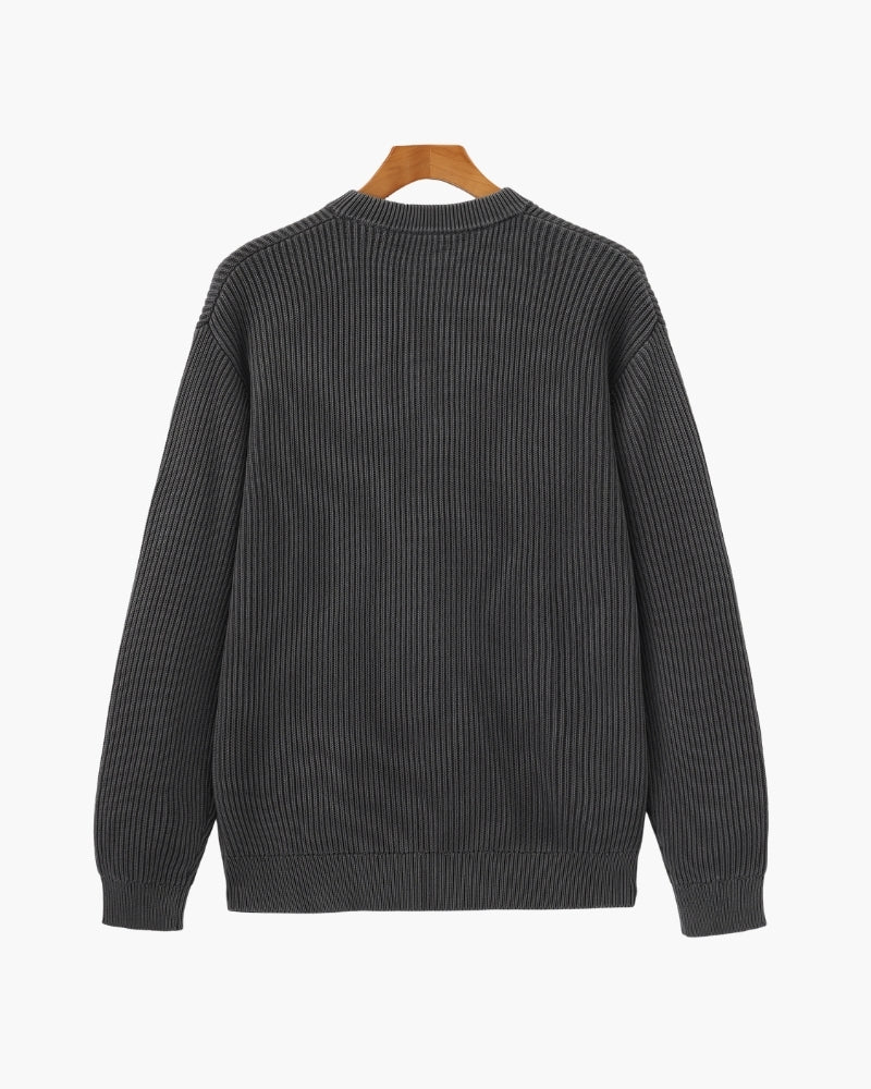 Rib Knit Crewneck - Choose By Portugal