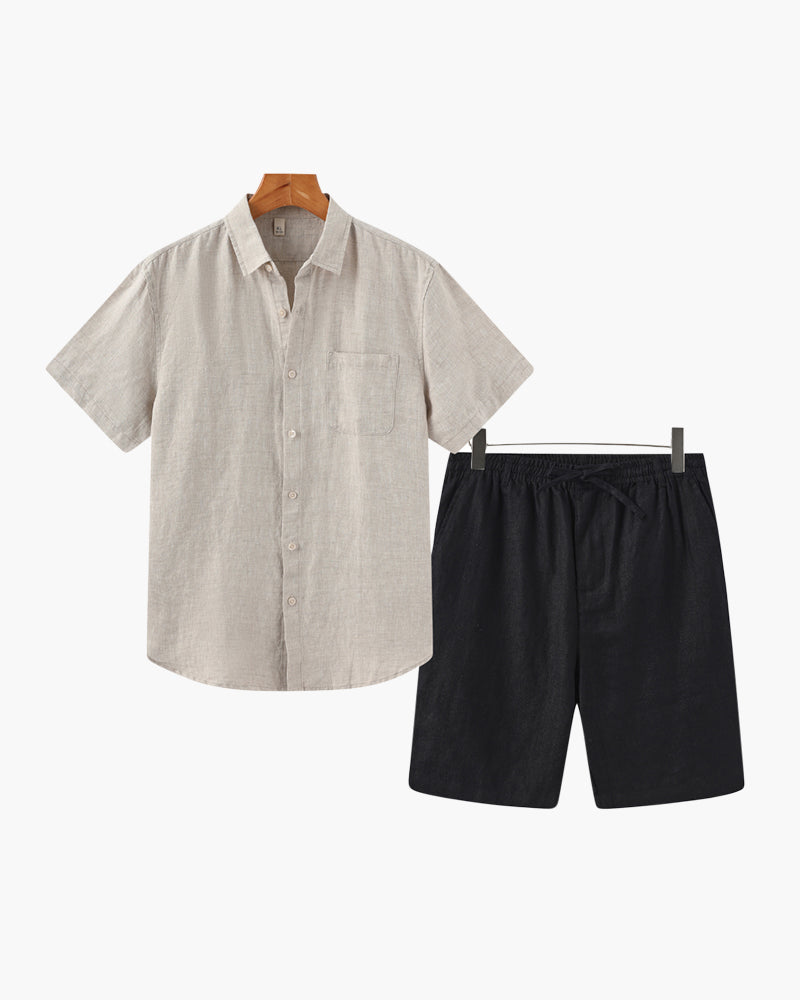 Old Money Linen Combo (Shorts) - Choose By Portugal