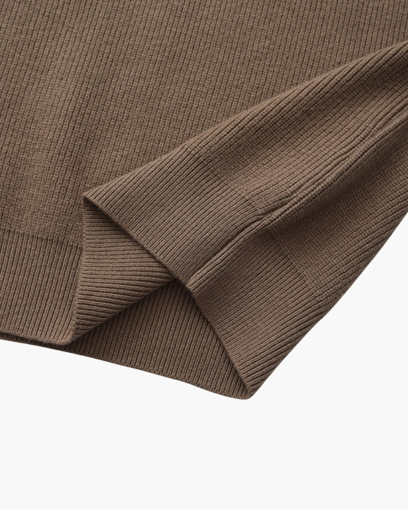 Refined Half-Zip Knit Pullover - Choose By Portugal