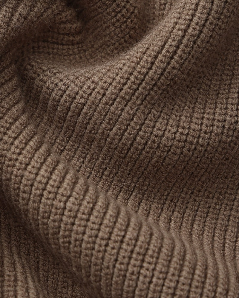 Refined Half-Zip Knit Pullover - Choose By Portugal
