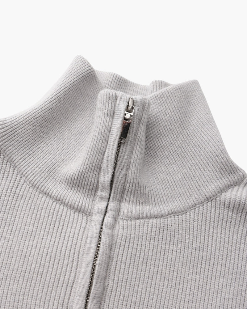 Refined Half-Zip Knit Pullover - Choose By Portugal