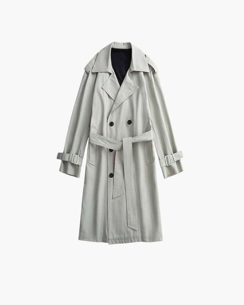 Classic Double-Breasted Trench Coat - Choose By Portugal