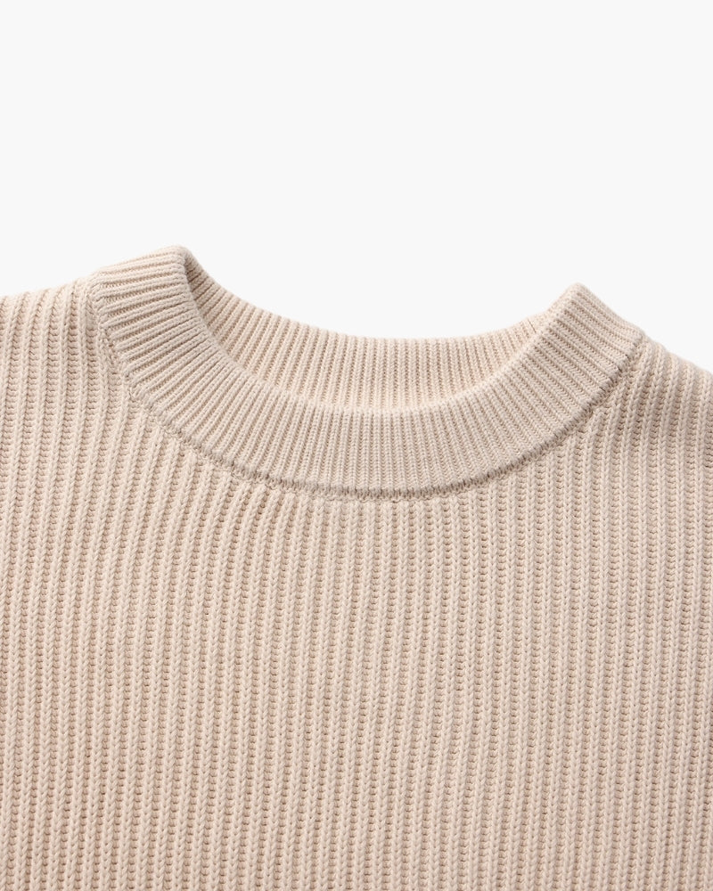 Rib Knit Crewneck - Choose By Portugal