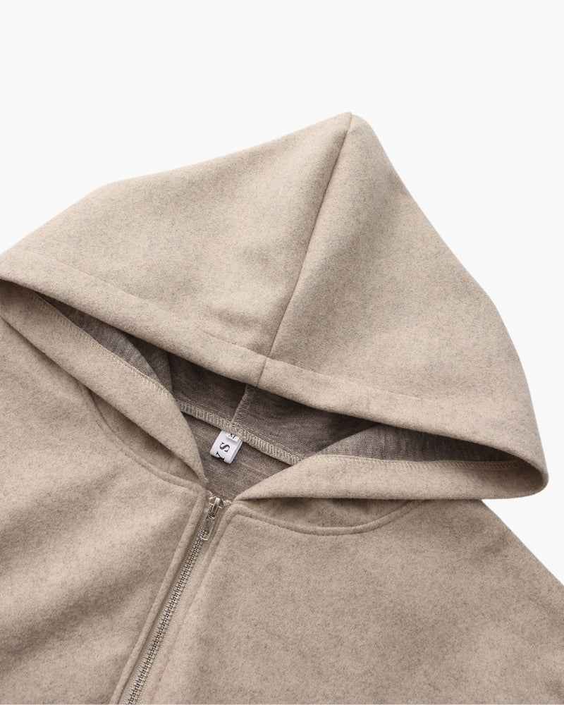 Marlow Wool Zip Coat - Choose By Portugal