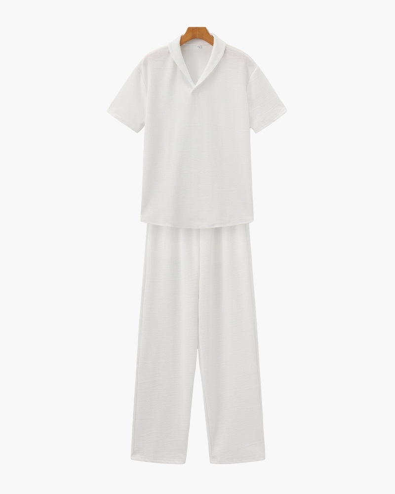 Cotton Polo & Pantalon Set - Choose By Portugal