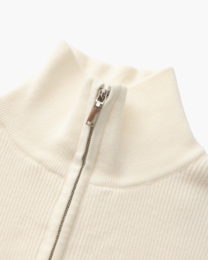 Refined Half-Zip Knit Pullover - Choose By Portugal