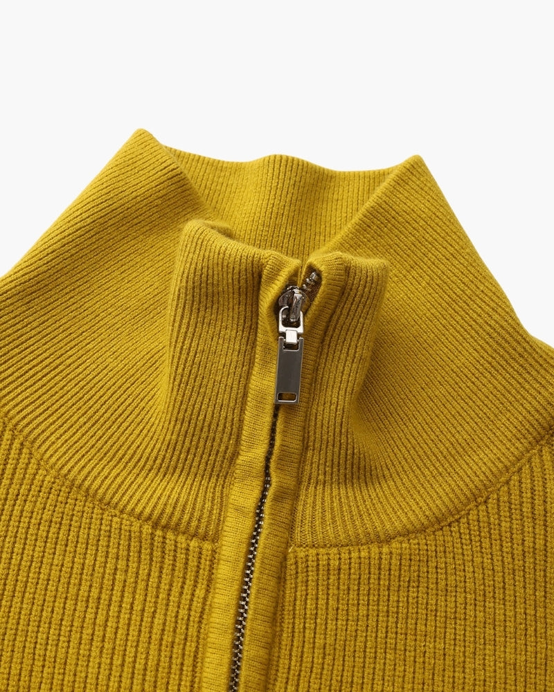 Refined Half-Zip Knit Pullover - Choose By Portugal