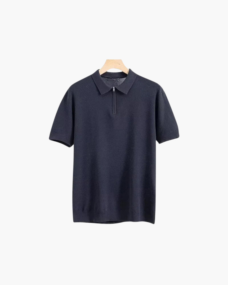 Marbella Zip Up Polo - Choose By Portugal