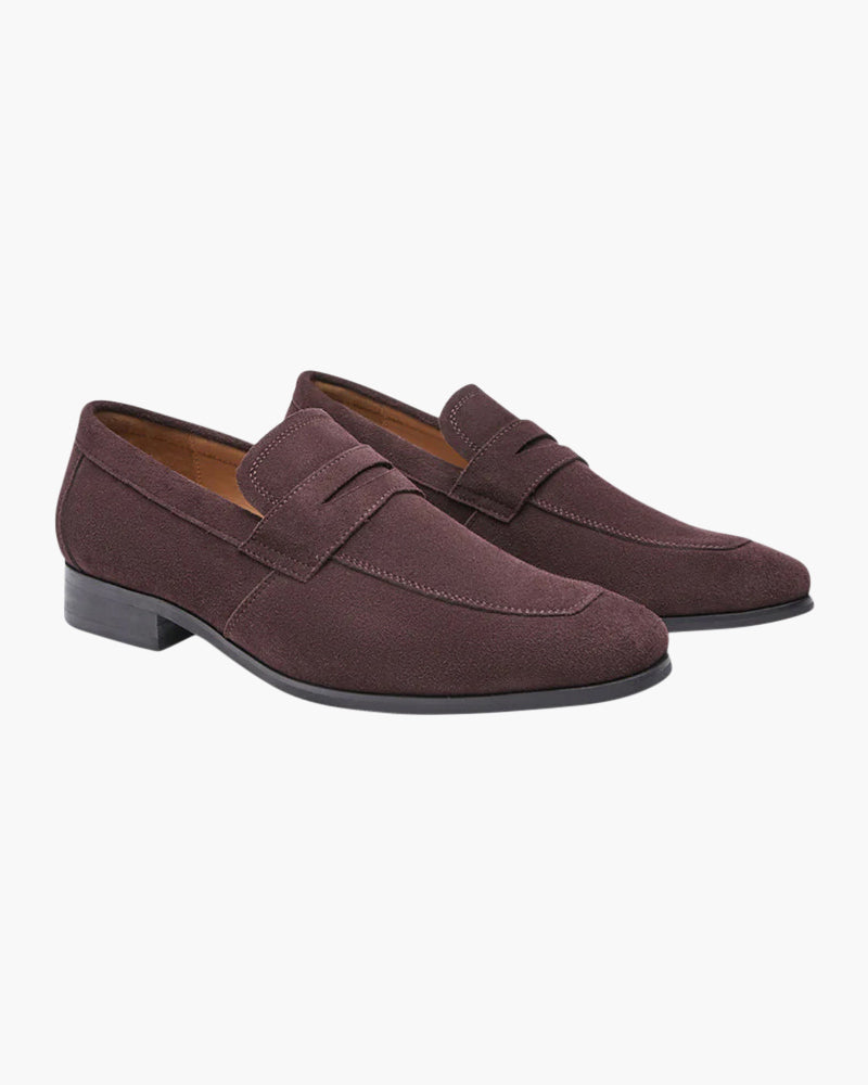 Old Money Suede Penny Loafers - Choose By Portugal