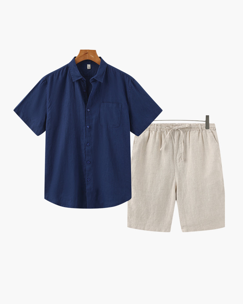 Old Money Linen Combo (Shorts) - Choose By Portugal