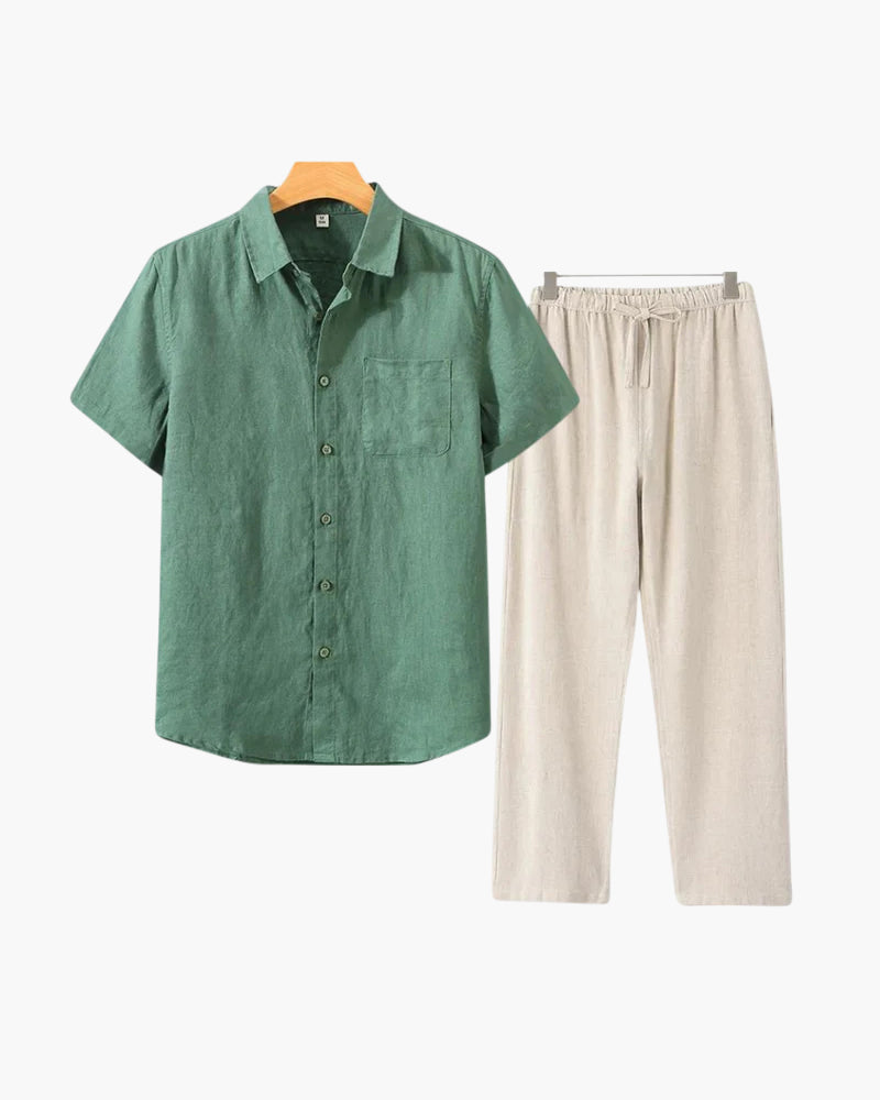 Old Money Linen Combo (Shortsleeve) - Choose By Portugal