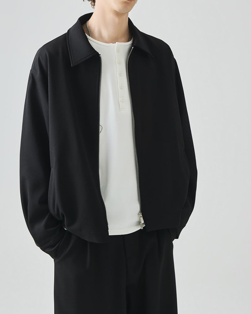 Minimalist Zip Jacket - Choose By Portugal