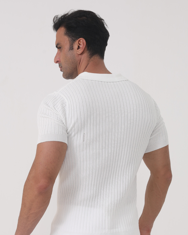 Florence - Ribbed Cotton Polo - Choose By Portugal