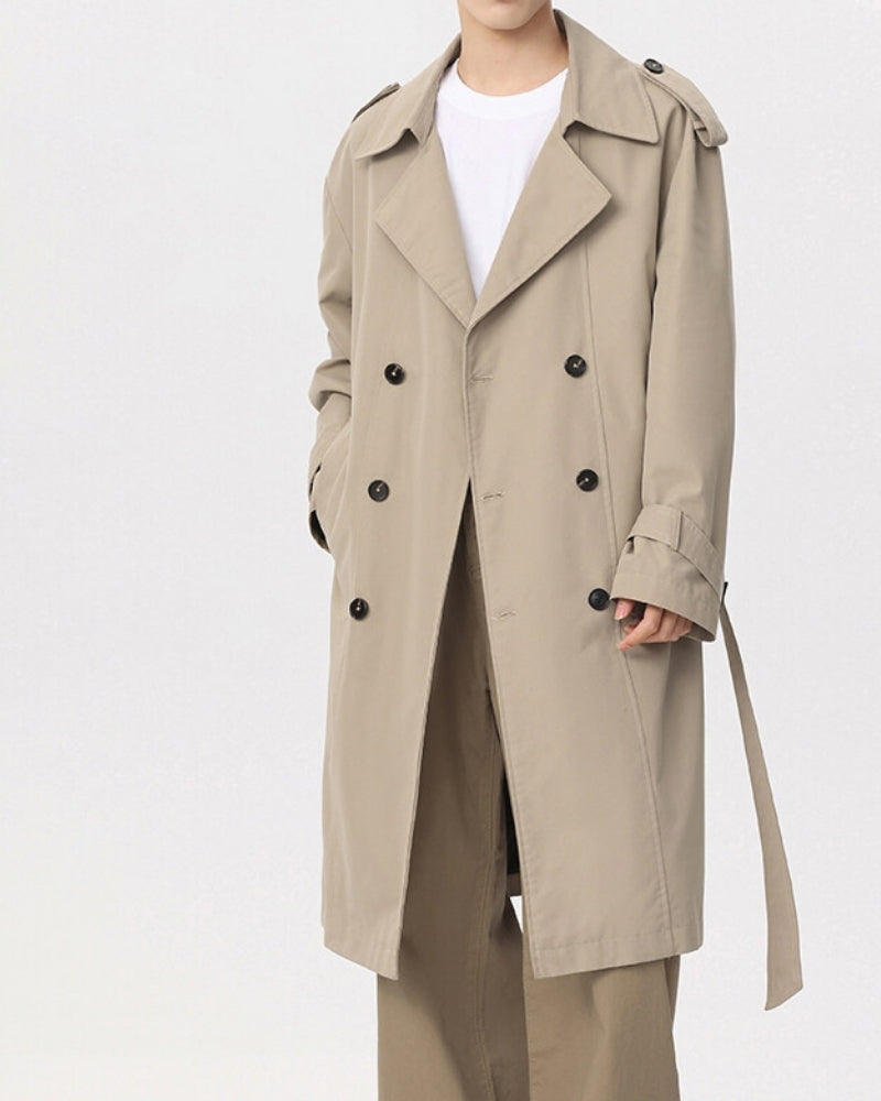 Classic Double-Breasted Trench Coat - Choose By Portugal