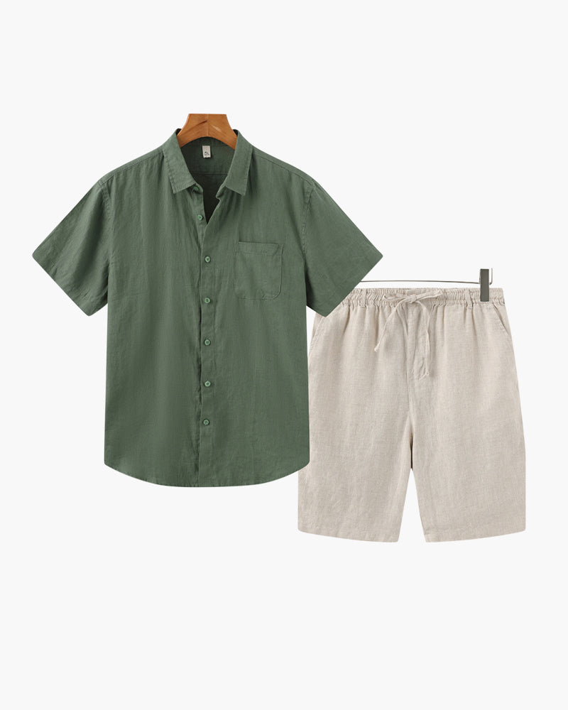 Old Money Linen Combo (Shorts) - Choose By Portugal