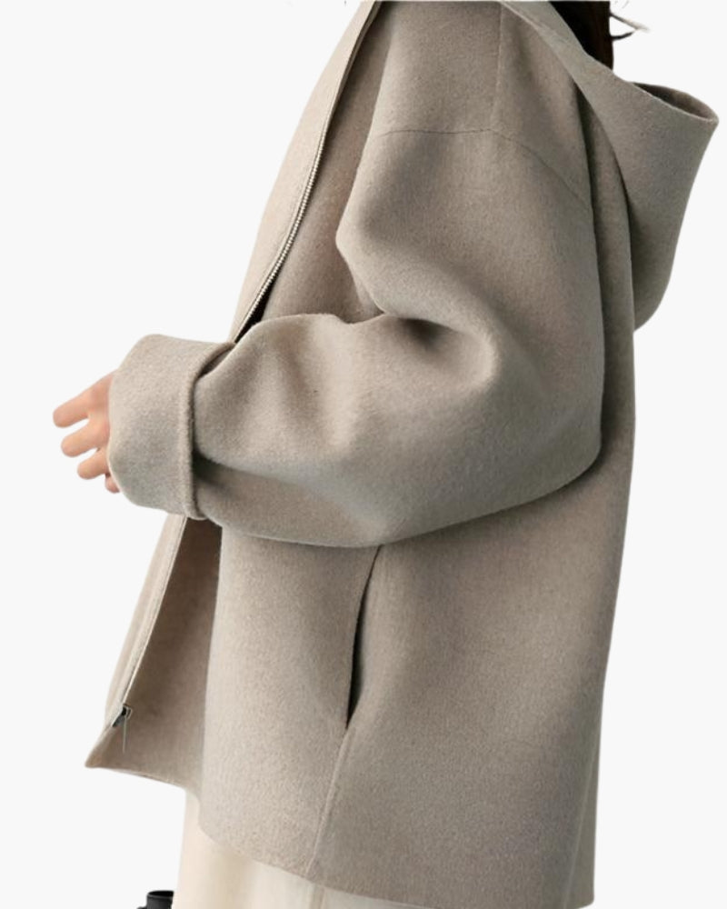 Marlow Wool Zip Coat - Choose By Portugal
