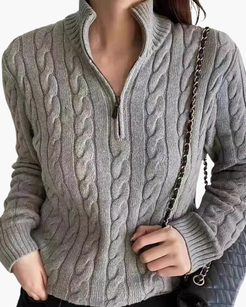 Women's Verbier Half Zip Sweater - Choose By Portugal
