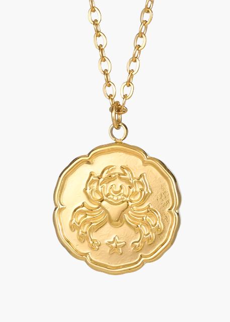 Zodiac Sign Necklace - Gold - Choose By Portugal