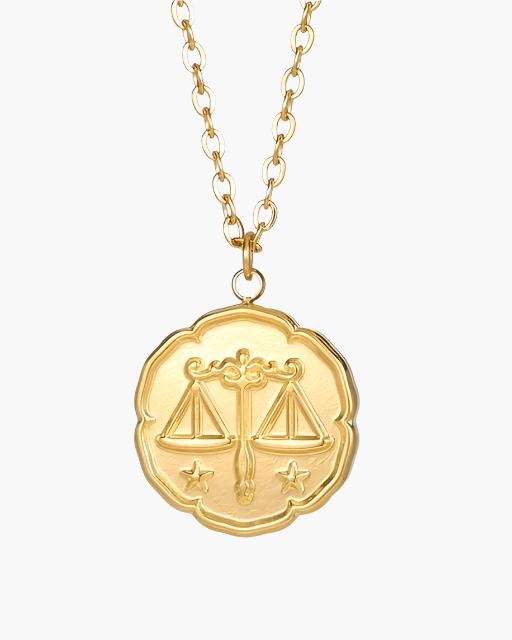 Zodiac Sign Necklace - Gold - Choose By Portugal