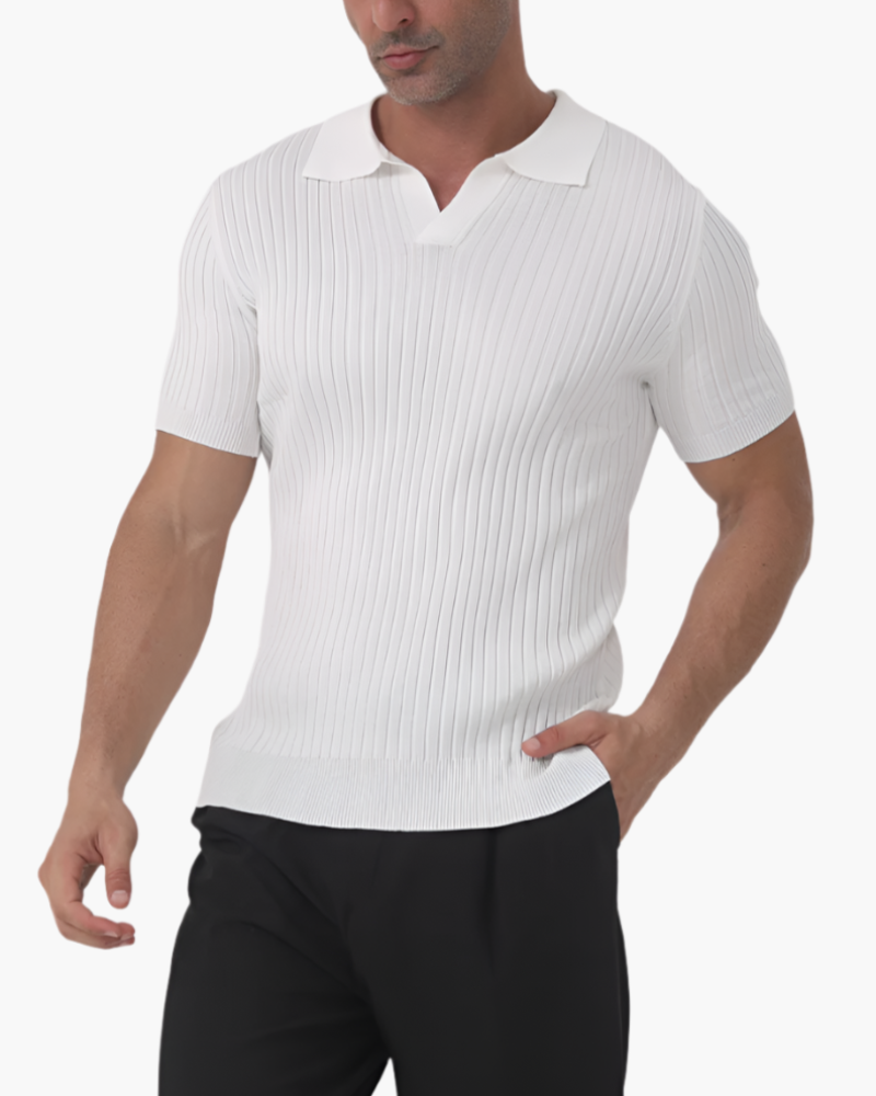 Florence - Ribbed Cotton Polo - Choose By Portugal