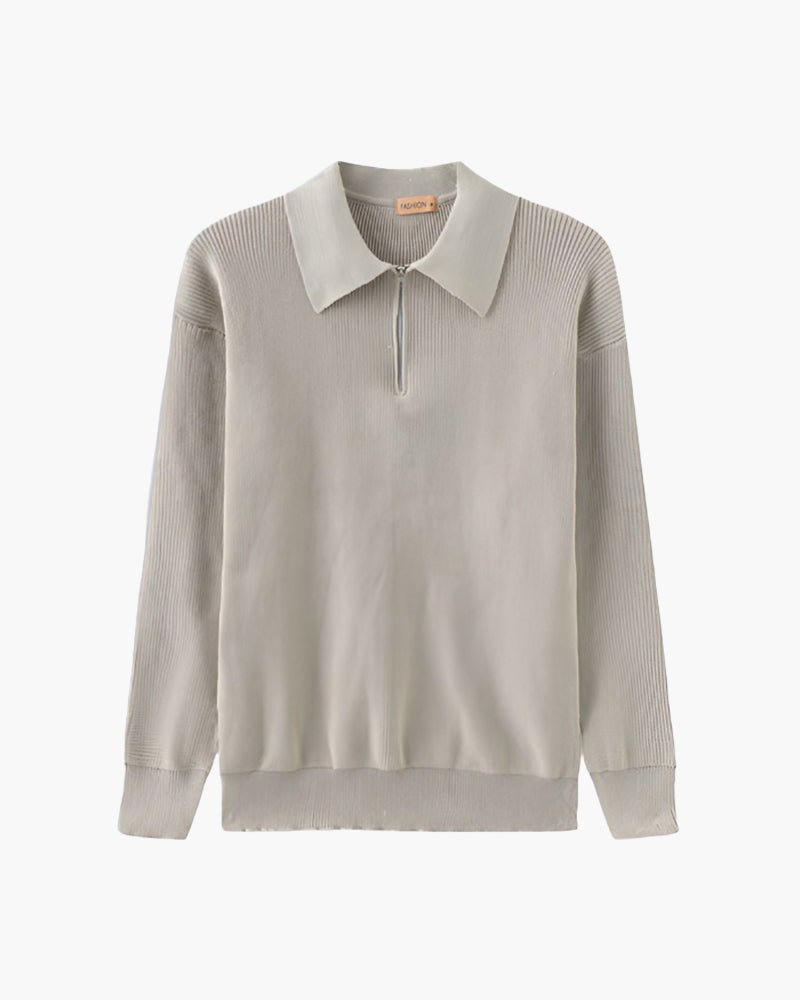 Cesare Half Zip Sweater - Choose By Portugal
