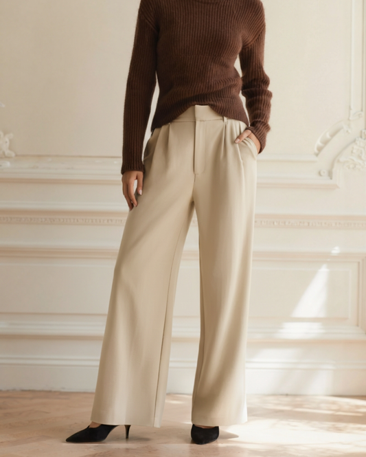 Serena Wide-Leg Trousers - Choose By Portugal