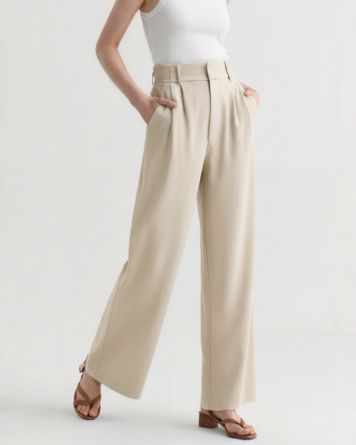 Serena Wide-Leg Trousers - Choose By Portugal