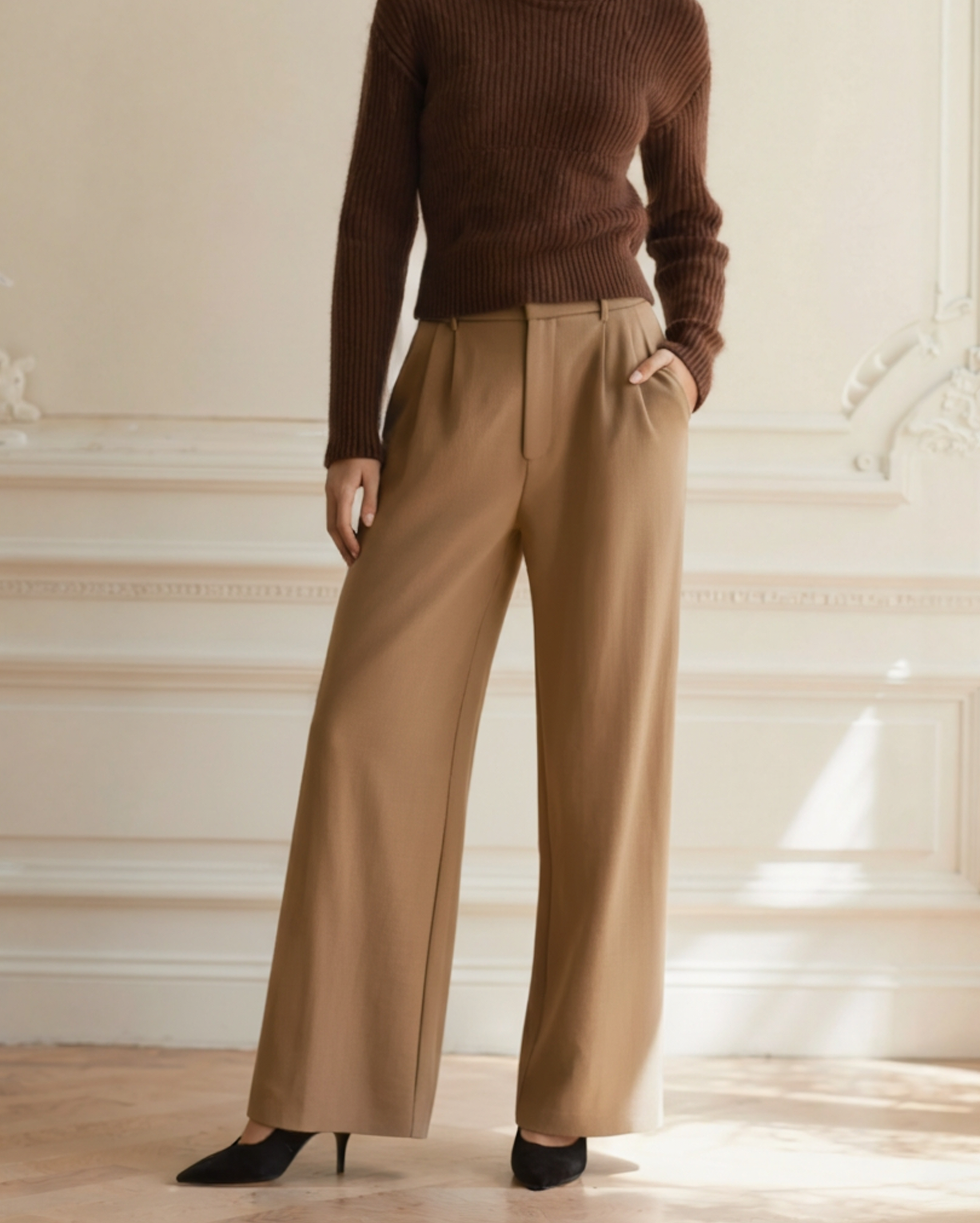 Serena Wide-Leg Trousers - Choose By Portugal