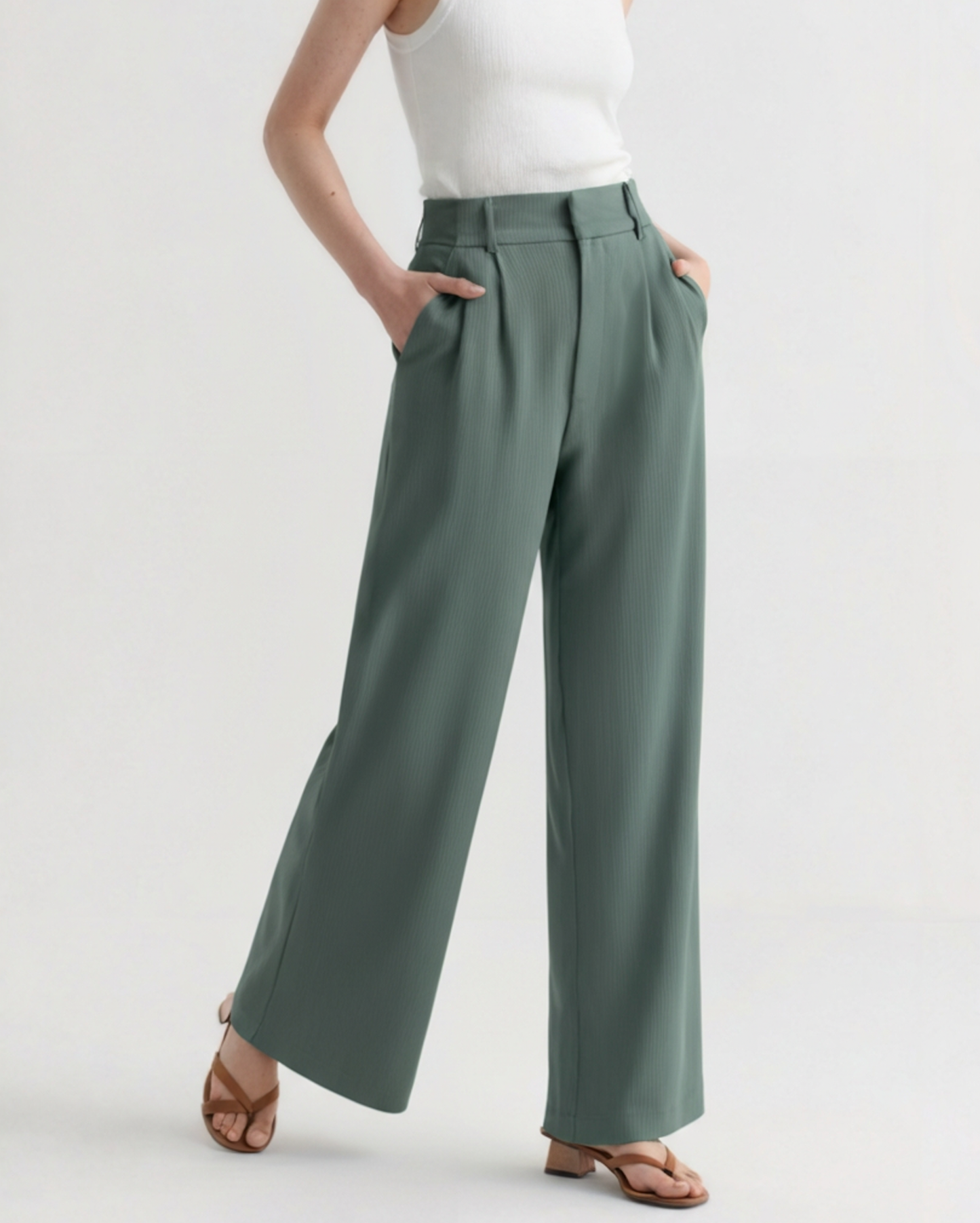 Serena Wide-Leg Trousers - Choose By Portugal