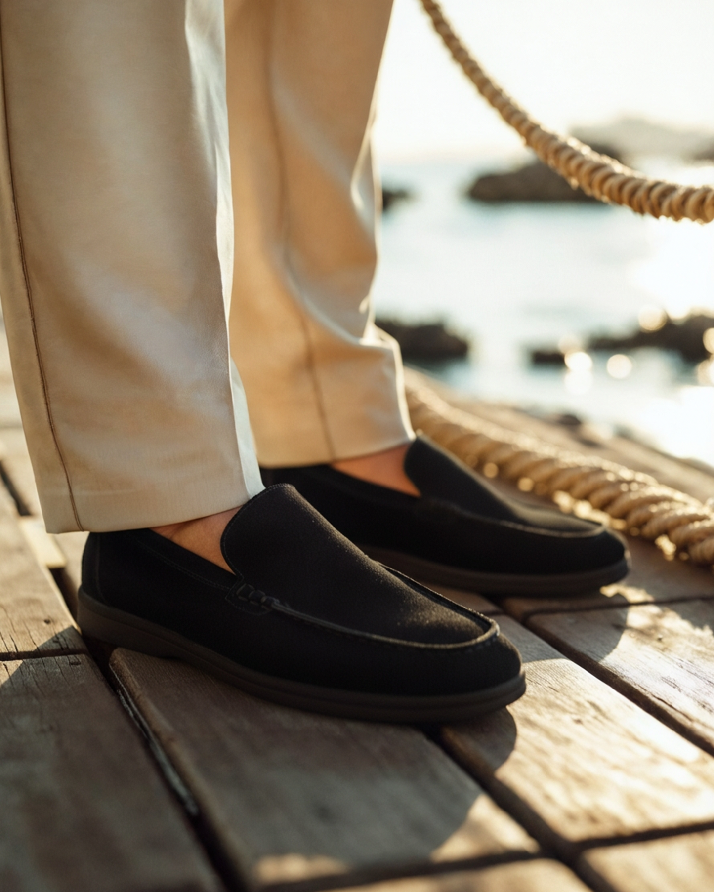 Premium Suede Loafers - Black Soles - Choose By Portugal