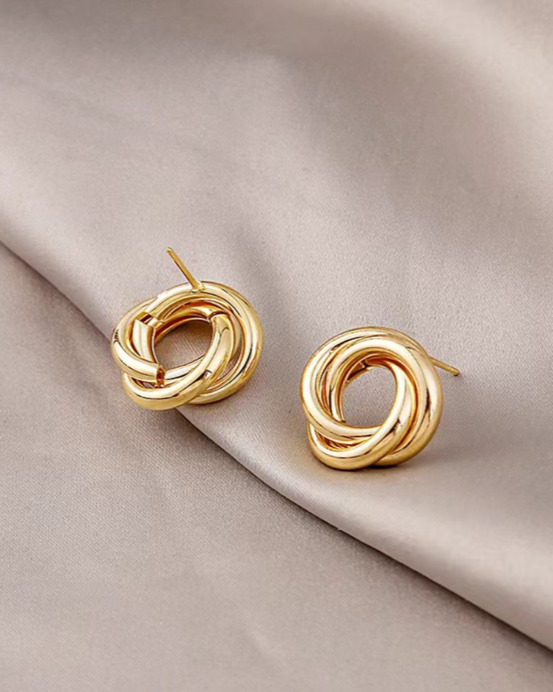 Aurelia Knot Studs - Choose By Portugal